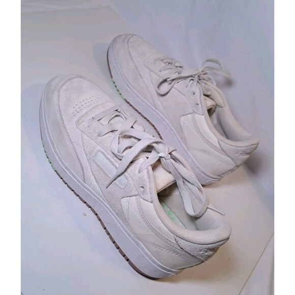 Reebok Club C Revenge Vintage Sneakers Ivory Leather Suede Lace Up FY7297Size 9 - Picture 4 of 9